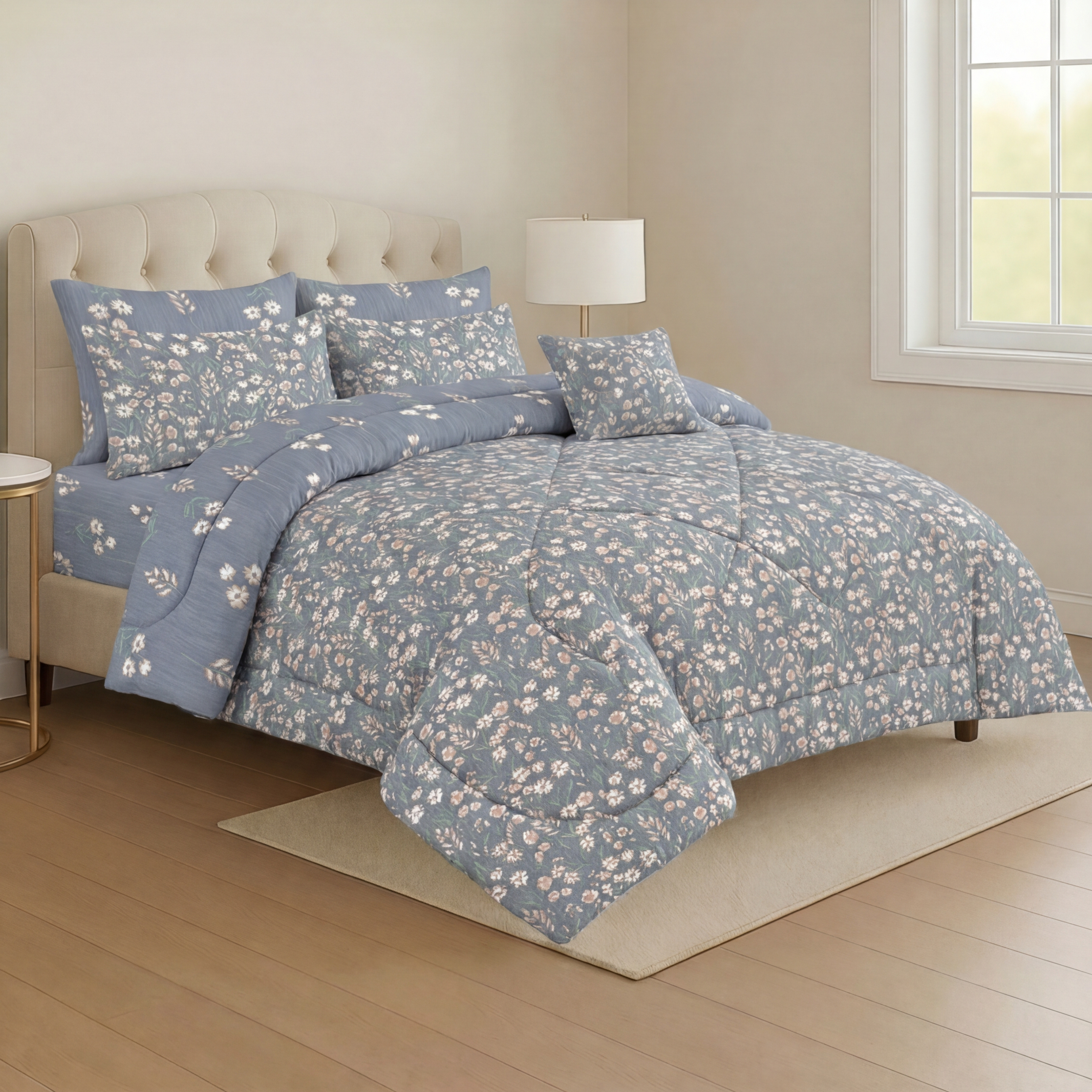 SIGNATURE  COTTON COMFORTER SET-7PCS