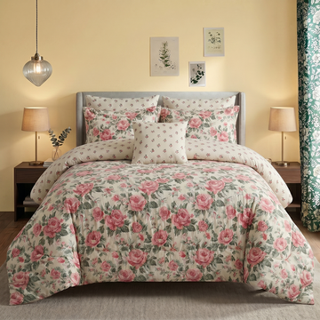 PURE COTTON COMFORTER SET-7PCS - AH1012