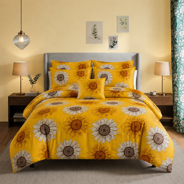 PURE COTTON COMFORTER SET-7PCS - AH109