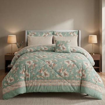 GREE ARCTIC ASH-1011  COTTON COMFORTER SET-7PCS