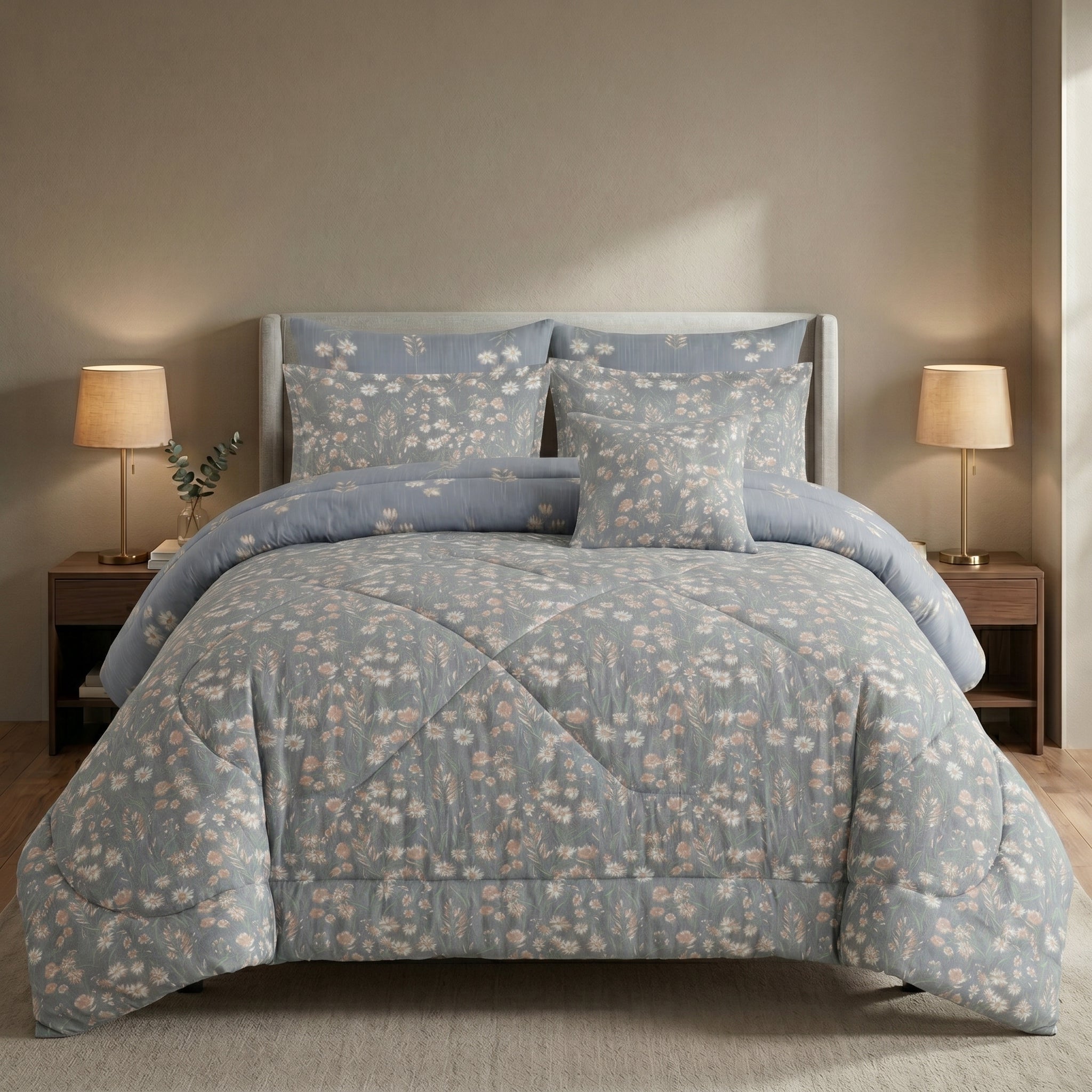 SIGNATURE  COTTON COMFORTER SET-7PCS
