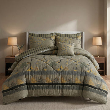 SIGNATURE VINZ COTTON COMFORTER SET-7PCS