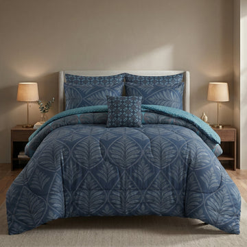 SIGNATURE PAN COTTON COMFORTER SET-7PCS
