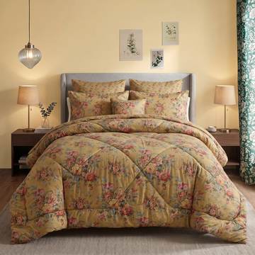 PURE COTTON COMFORTER SET-7PCS - AH1034