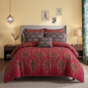 PURE COTTON COMFORTER SET-7PCS - AH105