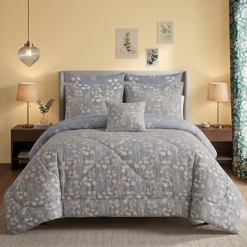 PURE COTTON COMFORTER SET-7PCS - AH104