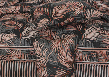 SIGNATURE M.Z LEAF 2 COTTON COMFORTER SET-7PCS