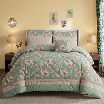 PURE COTTON COMFORTER SET-7PCS - AH1033