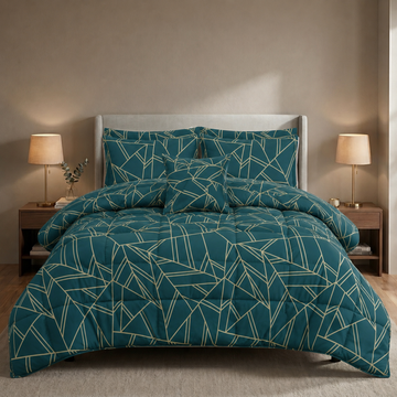 SIGNATURE CLASSIC COTTON COMFORTER SET-7PCS