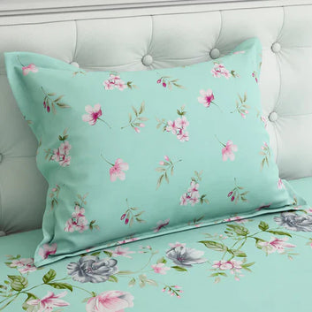 PRINTED PURE COTTON BEDSHEET ASH-40112