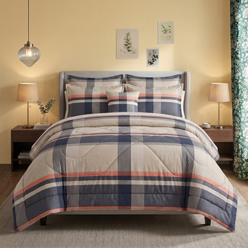 PURE COTTON COMFORTER SET-7PCS - AH1028