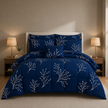 SIGNATURE WINDSR COTTON COMFORTER SET-7PCS