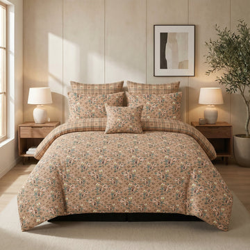 LONDON PURE COTTON COMFORTER SET-7PCS