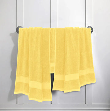 COTTON BATH TOWEL YELLOW